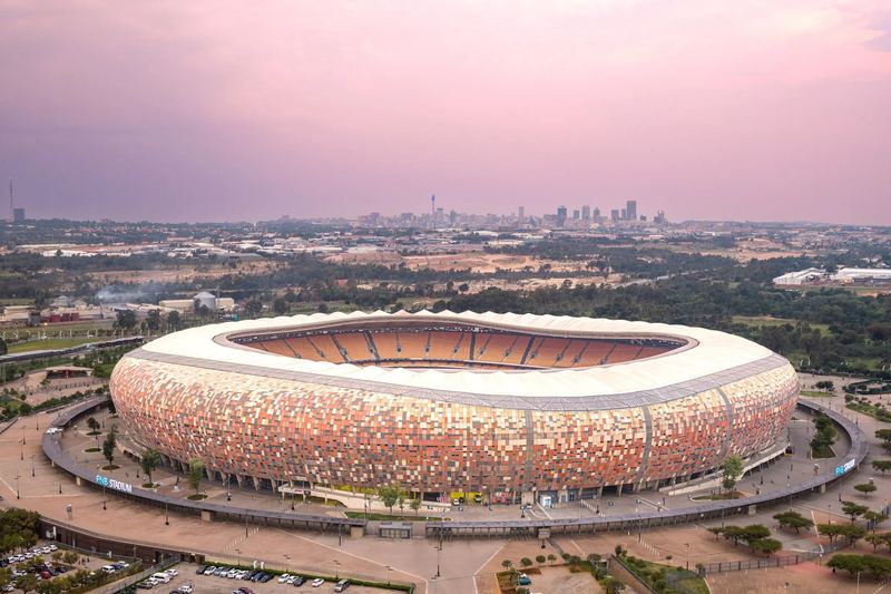 FNB Stadium from the air