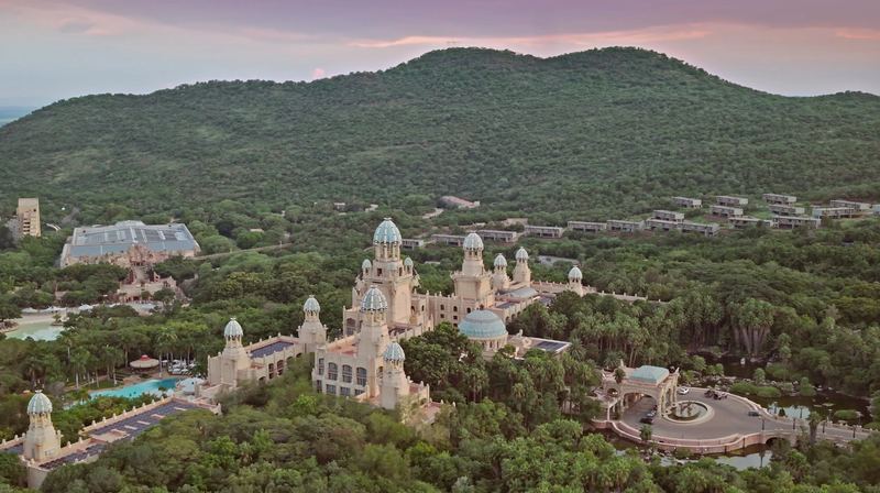 Sun City resort from the air